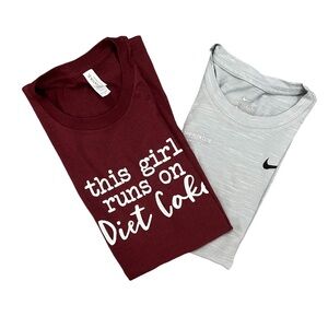 Nike Running Crewneck Shirts activewear workout Bundle